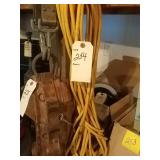 Yellow extension cords
