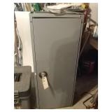 Metal cabinet with keys. 18x12x46