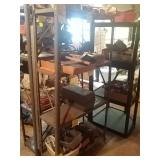 Metal shelf unit. Contents not included