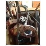 Clamps, saw and misc.