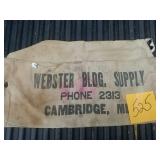 Webster building supply apron