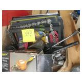 Jug nuts, retractable tow strap and license plate