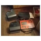(2) Polaroid camera. Kaligar lenses for a