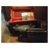 Sharp SlimCam camcorder with case and some