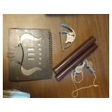 Music sheet holder, 2 musical sticks, Capo clamp