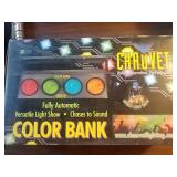 Color bank lamp. New inbox