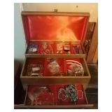Jewelry box and contents inside