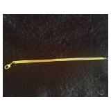 Small 7" gold bracelet