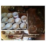 Coffee mug and glassware