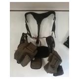 Harness with tool belts