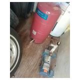 Water tank, and pump