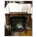 Antique Oak Sewing Machine Antique Oak Sewing