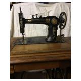 Antique Sewing Machine Antique oak sewing machine