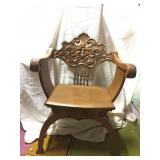 Oak chair Antique oak chair 38H x 27W x 20D