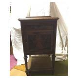Antique stand Cane bottom shelf 32H x 18W x 18D