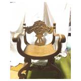 Oak chair Antique oak chair 34H x 27W x 22D