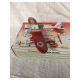 Texaco vintage airplane bank Diecast metal