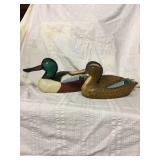 Rollins Bradshaw shoveler 1987 decoys Pair Hen