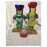 His and her ashtrays Lift the can and see your