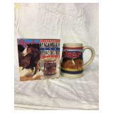 Clydesdales proud and free Budweiser stein
