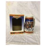 1999 Budweiser stein 20th anniversary holiday