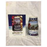 1995 holiday Budweiser stein lighting the way