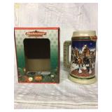 1998 Budweiser holiday stein Grants farm holiday