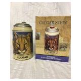 Budweiser stein endangered species series Cougar