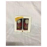 Bud man salt and pepper shakers