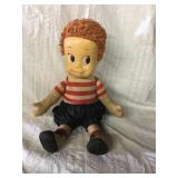 Antique talking boy doll
