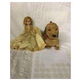 Old doll an old dog