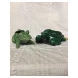 McCoy frog turtle on marked Frog 8.5 x 5 x 4