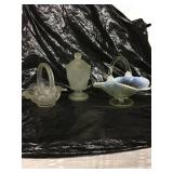 Two baskets and a presidents covered dish Covered