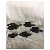 Cast iron irons Small 3.5 x 1.5 Larger 4 x 2