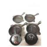 Miniature Cast iron frying pans