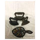 Iron trivet and iron irons