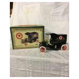 Model T delivery truck with tin