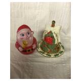 Christmas covered dish and Roly Poly Santa  is 8