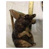 Antique bear pitcher