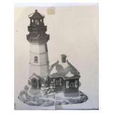 Department 56 snow Christmas cove lighthouse