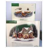 Department 56 McShane cottage Wooden rowboat