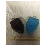 Iron cover dishes Amethyst and blue