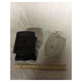 Stove covered dish and iron covered dish