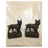 Bull dog bookends