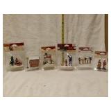 6 pc Lemax village accents
