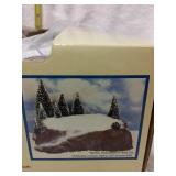 Lemax display platform with trees