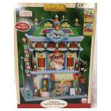 Lemax exterior lighted building.  Kringle