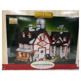 Lemax lighted building. Village dairy farm