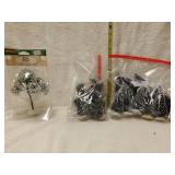 24 pc table accents frosted trees