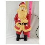Vintage light up Santa Claus